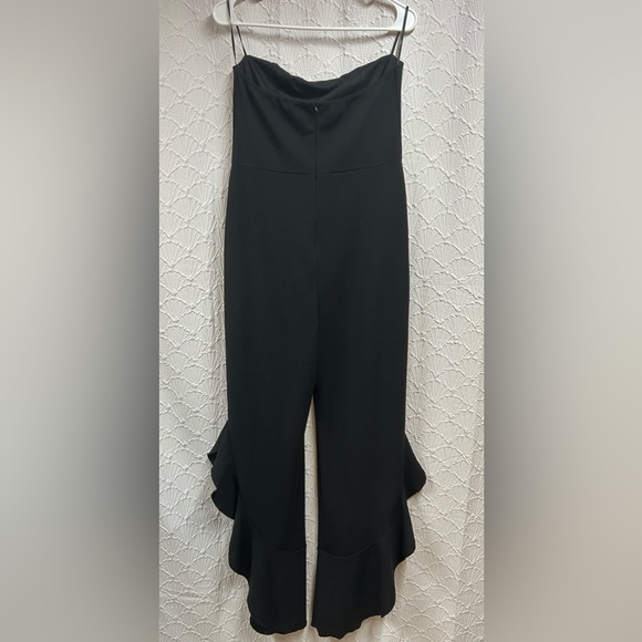 Lulu’s XL After Midnight Strapless Black Jumpsuit - Picture 3 of 8